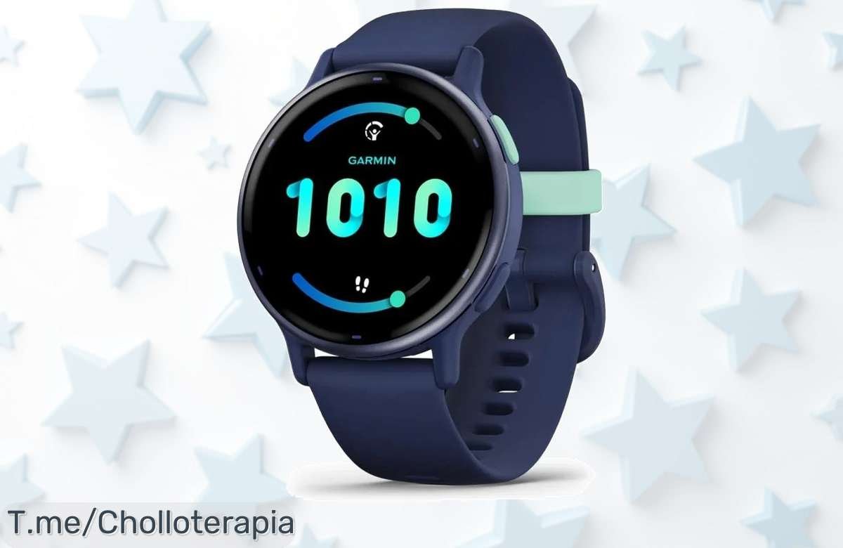 Garmin Vívoactive 5 a un precio loco: GPS, pantalla AMOLED y batería de hasta 11 días en un super chollo limitado. ¡No te lo pierdas, hazlo tuyo ya!