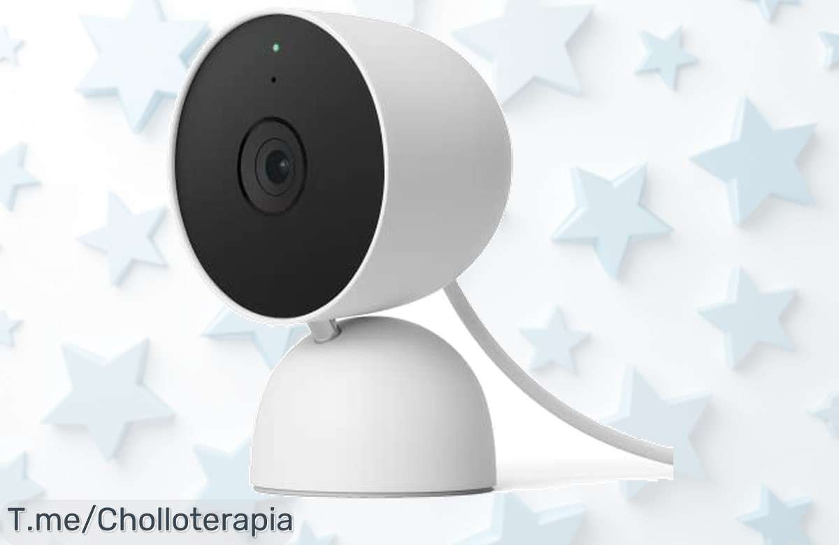 Google Nest CAM interior en precio loco con imagen nítida día y noche, seguridad top para tu hogar ¡Oferta limitada nunca vista! Aprovecha este super chollo ya