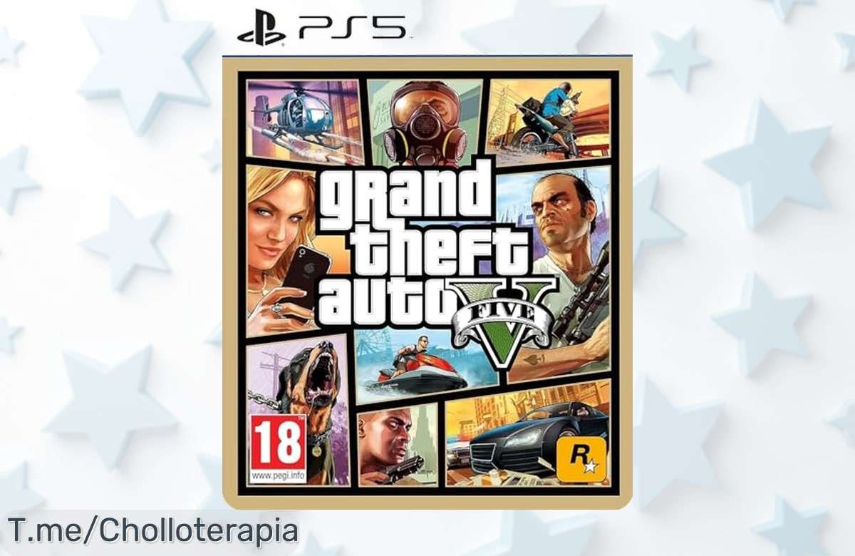 Grand Theft Auto 5 para PS5 bajó su precio loco con gráficos alucinantes que te meten en la acción total aprovecha este ofertón de descuento brutal por tiempo limitado ¡Corre ya!