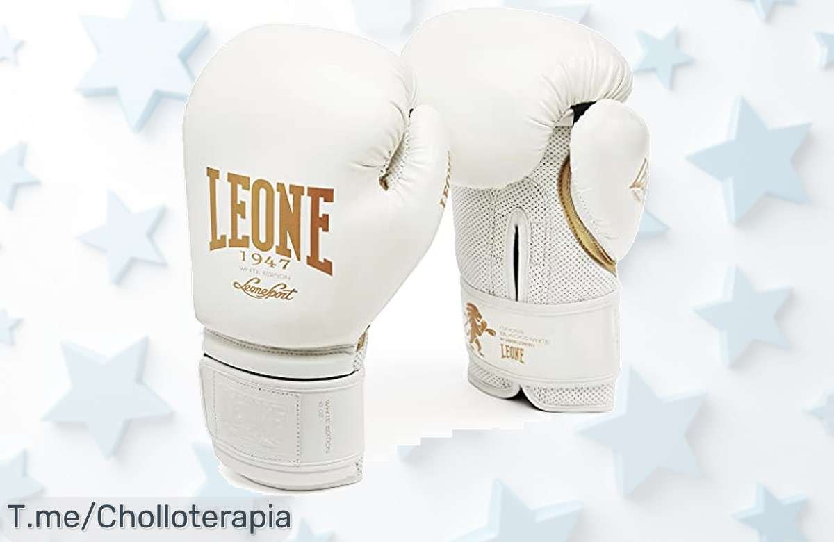 Guantes de boxeo Leone 1947 edición blanca para mujeres y pros con talla perfecta super chollo y descuento brutal aprovecha este ofertón nunca visto antes ¡corre ya!