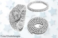 Halukakah joyas de oro blanco con diamantes pulsera y collar brillo eterno a precio loco super chollo solo hoy no pierdas este ofertón único