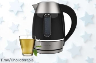 Hervidor Cecotec ThermoSense 400 con control táctil y 7 temperaturas para el tecito perfecto rápido oferta brutal que no durará precio de ganga corre ya por este super chollo