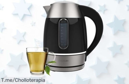 Hervidor Cecotec ThermoSense 400 con control táctil y 7 temperaturas para el tecito perfecto rápido oferta brutal que no durará precio de ganga corre ya por este super chollo