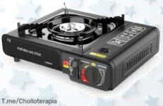 Horno portátil de gas potente con estufa ajustable super chollo para cocinar rápido afuera aprovecha el descuento brutal nunca visto solo por tiempo limitado actúa ya