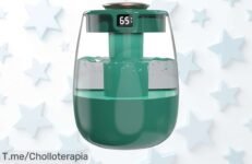 Humidificador silencioso con doble salida y modo nocturno precio de ganga para aire fresco en casa o coche descuento brutal limitado máximo compra ya