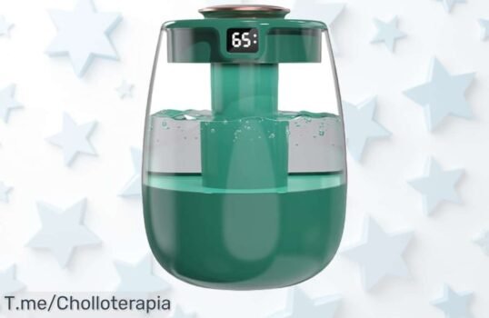 Humidificador silencioso con doble salida y modo nocturno precio de ganga para aire fresco en casa o coche descuento brutal limitado máximo compra ya