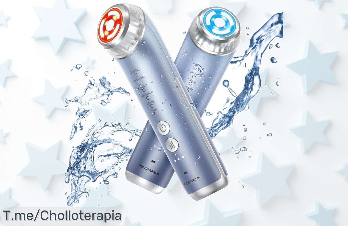 Iborria Aura2 Pro facial multipolar 2MHz con microcorriente para lifting y rejuvenecer tu piel a precio loco imperdible consigue ya este ofertón nunca visto antes actúa rápido
