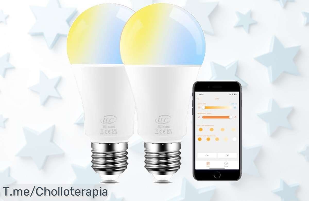 Ilumina tu hogar con bombillas LED inteligentes Alexa cambia color y brillo a tu antojo disfruta el super chollo y descuento brutal precio de ganga ¡compra ya antes que termine!