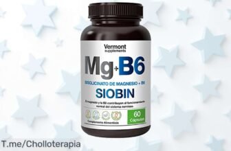 Impulsa tu energía con el Bisglicinato de Magnesio y Vitamina B6, ¡super chollo que cuida tus huesos! Stock limitado, retíralo ya antes de quedarte sin él