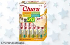 Inaba Churu puré para gato con 4 sabores de pollo textura cremosa que tu peludo amará precio loco y descuento brutal oferta limitada aprovecha este super chollo ya