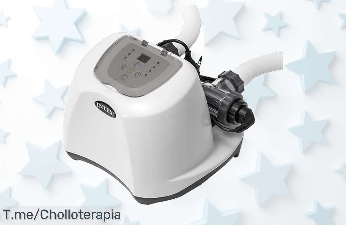 Intex sistema de cloración salina con panel LED para agua limpia sin complicaciones precio loco y descuento brutal oferta nunca vista corre que vuelan