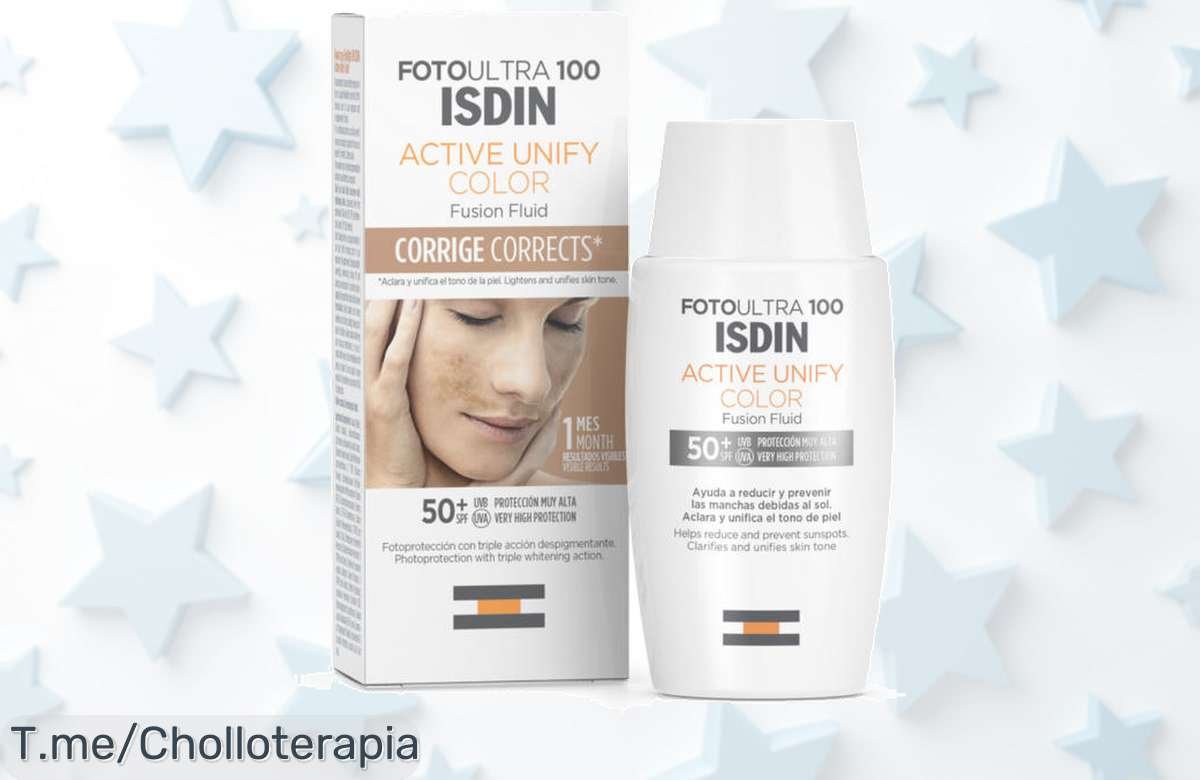 Isdin Fotoultra 100 active unify color spf50 protege tu piel y unifica el tono al instante con un super chollo y descuento brutal oferta limitada que vuela compra ya
