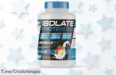 Isolate Protein CFM 2kg musclefit con descuento brutal calidad premium para ganar músculo rápido no pierdas este oferón de precio loco unidades limitadas actúa ya