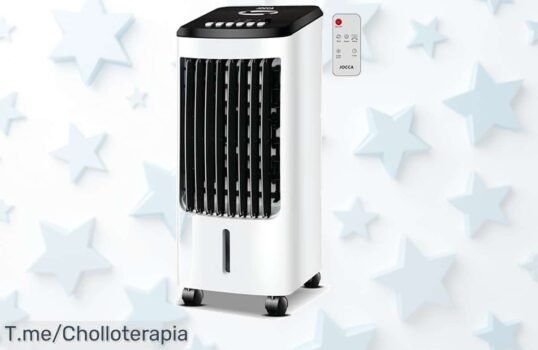 Jocca climatizador con mando e ionizador aire fresco potente tres velocidades temporizador precio loco super chollo descuento brutal oferta limitada compra ya este ofertón nunca visto