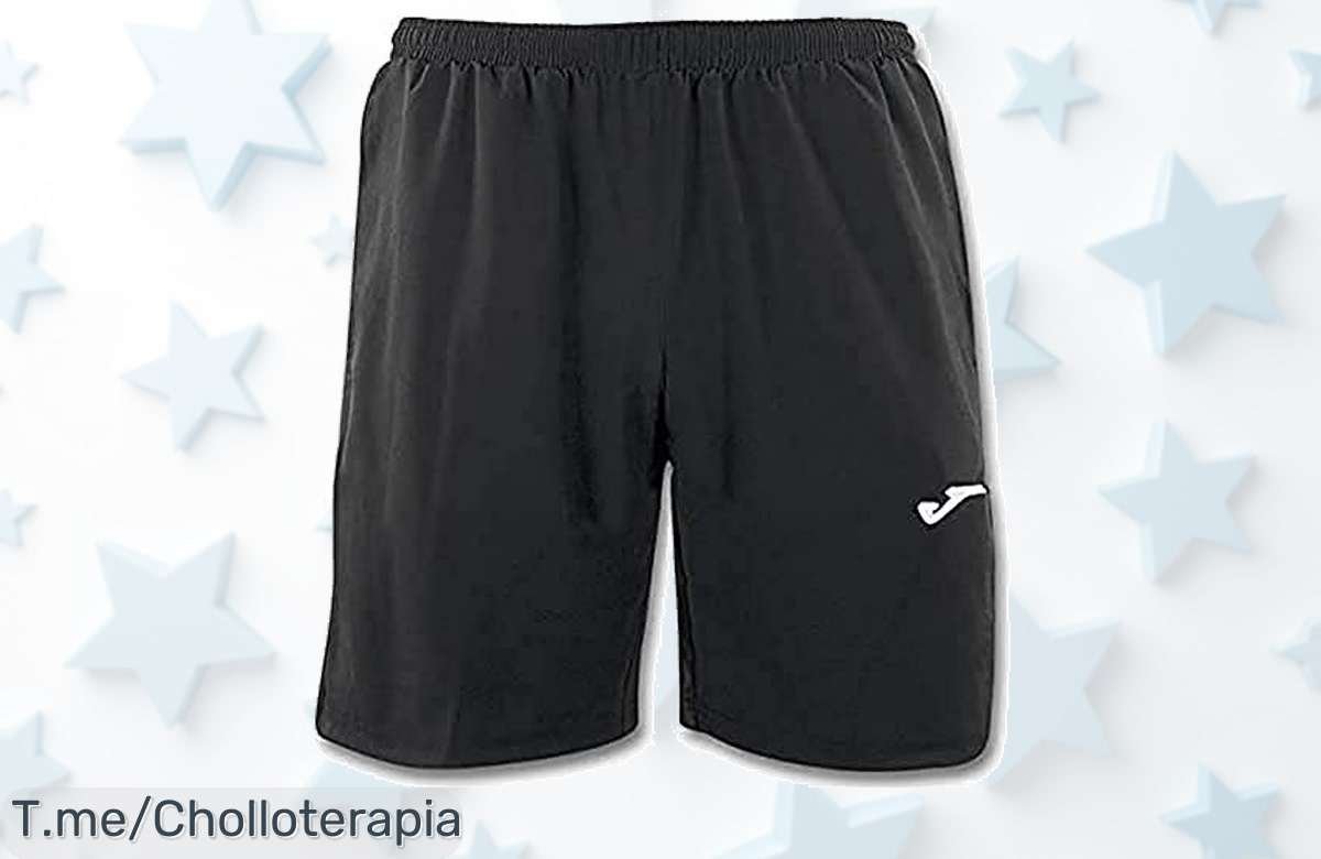 Joma Costa II short hombre negro diseño que te mueve sin parar ahora a precio loco con descuento brutal solo hoy aprovecha este ofertón único antes que se agote