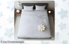 Juego de sábanas 3 piezas súper chollo con tela que no pierde color ni da electricidad disfruta del confort y estilo en tu cama aprovecha este ofertón único y precio loco por tiempo limitado compra ya