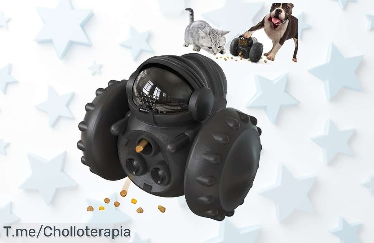 Juguete interactivo para perros con alimentación lenta ofrece diversión y mente activa aprovecha este ofertón de precio loco nunca visto actúa antes que se agoten