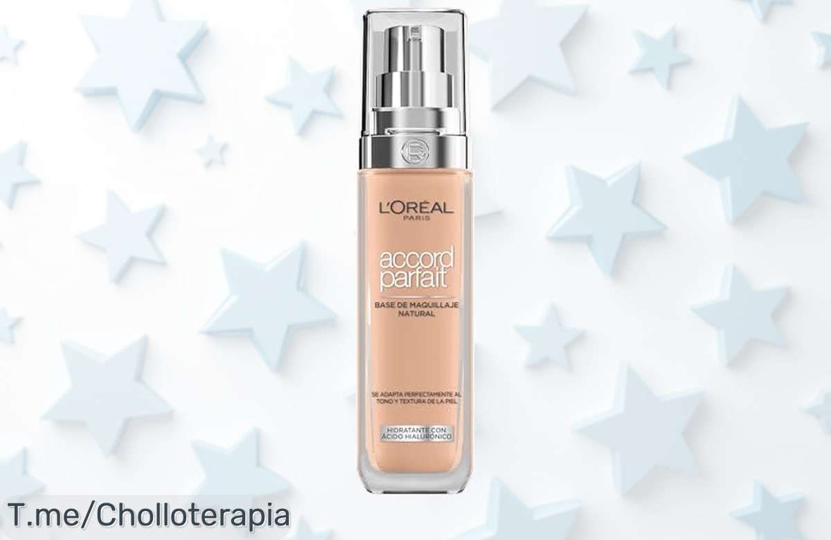 L’Oréal Paris Accord Parfait base con ácido hialurónico cuida tu piel y da un acabado natural aprovecha este precio de ganga único que nunca se volverá a ver date prisa