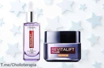 L’Oréal Paris Revitalift Filler con SPF 50 rellena arrugas al instante y protege tu piel aprovecha este super chollo de precio loco por tiempo limitado ¡corre ya!