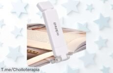 Lámpara recargable con luz hasta 70 horas y pinza giratoria inmejorable precio loco descuento brutal que vuela aprovecha este super chollo ya