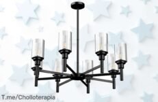 Lámpara techo led industrial con altura ajustable que ilumina 50m² a un precio loco y descuento brutal para transformar tu hogar ¡Oferta nunca vista, compra ya!