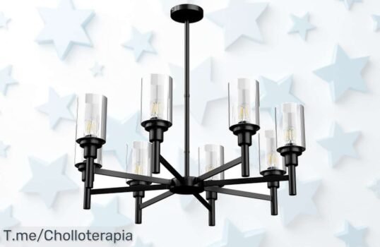 Lámpara techo led industrial con altura ajustable que ilumina 50m² a un precio loco y descuento brutal para transformar tu hogar ¡Oferta nunca vista, compra ya!