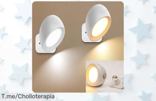 Lámparas LED recargables con control táctil y giro 360° precio loco nunca visto ilumina tu espacio hasta 12 horas descuento brutal oferta limitada compra ya