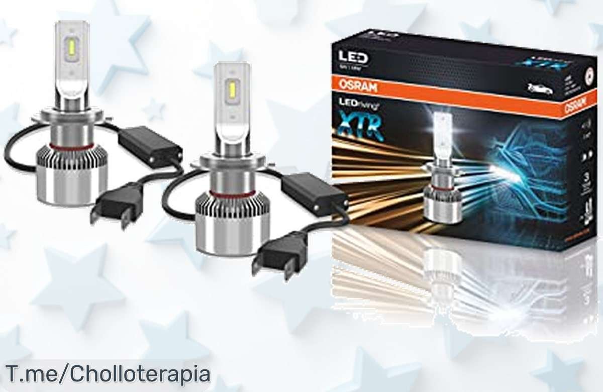 Lámparas Osram LEDriving XTR H7 con luz potente y duradera diseño made in Germany aprovecha este ofertón con descuento brutal precio de ganga solo por tiempo limitado corre ya