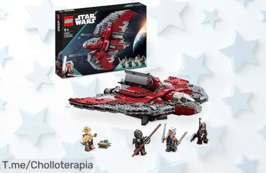 Lanzadera Jedi T6 de Ahsoka Tano con cañones reales y 4 minifiguras a precio loco disfruta del super chollo nunca visto aprovecha este descuento brutal ¡compra ya que vuela!