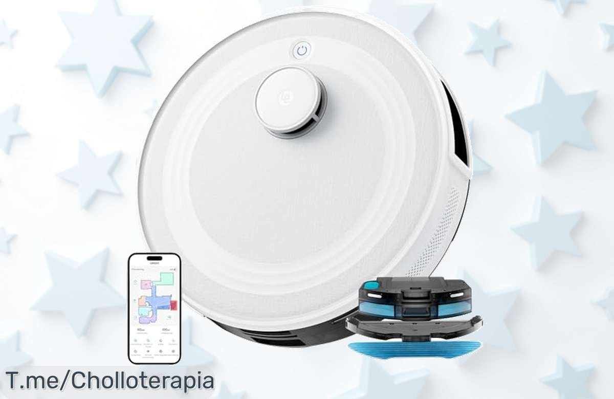 Lefant robot aspirador con súper succión de 5500Pa limpieza impecable y navegación inteligente precio loco solo hoy aprovecha este super chollo antes que se agoten