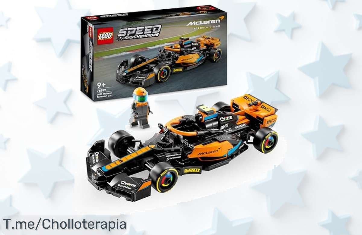 Lego Speed Champions McLaren 2023 con minifigura oficial precio loco edición limitada nunca vista consigue este ofertón ya antes que se agote un descuento brutal para fans de F1