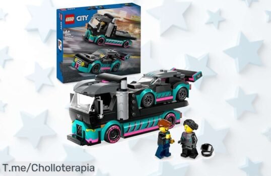 Lego city coche de carreras y camión con minifiguras un ofertón nunca visto precio loco para niños aventureros aprovecha este descuentazo limitado ya