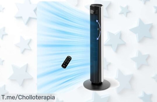 Levoit ventilador torre súper silencioso con mando y 12 velocidades para un frescor perfecto en tu casa aprovecha este ofertón con precio loco nunca visto ¡compra ya antes de que se acabe!