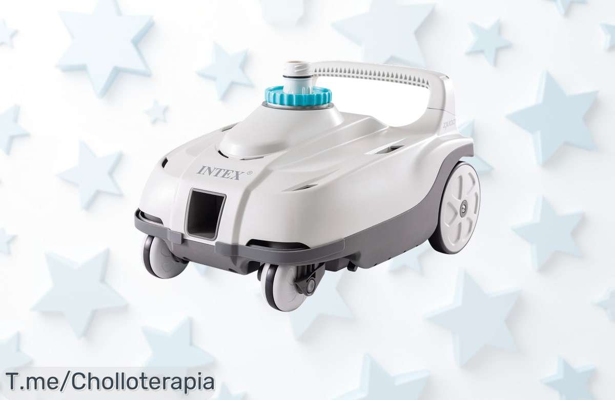 Limpiafondos Intex ZX100 con sistema antienredos y filtro de 1,5L un ofertón único para tener tu piscina perfecta sin esfuerzo precio loco y descuento brutal solo hoy actúa ya