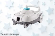 Limpiafondos automático Intex ZX100 con manguera antienredos y depósito de 15 litros disfruta un super chollo con descuento brutal y precio loco solo por tiempo limitado actúa ya