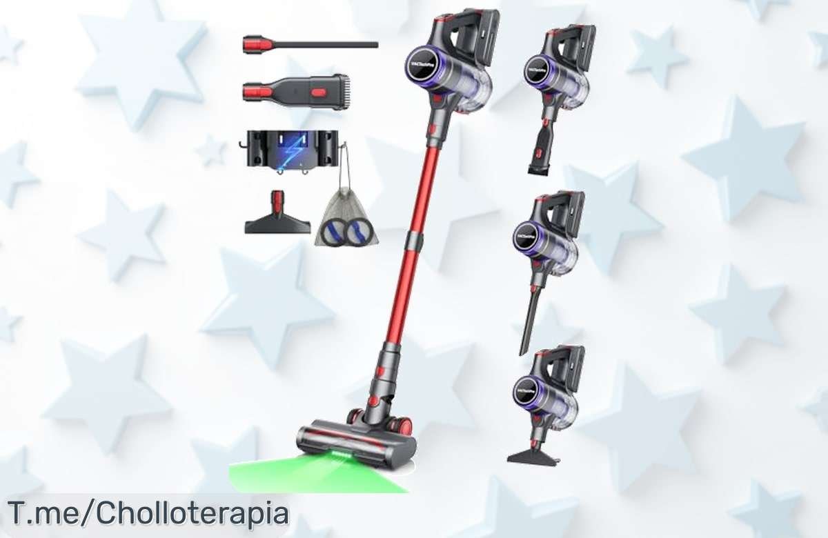 Lleva VACTechPro sin cable con super potencia y filtro 8 capas al precio loco, aprovecha este ofertón único con descuento brutal que se acaba ya compra ahora