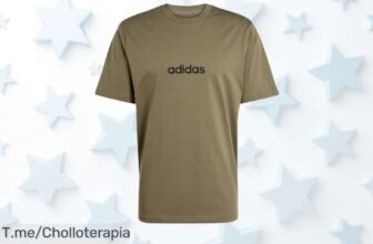 Lleva tu estilo al top con la camiseta adidas essentials resistente y diseño imbatible, aprovecha este ofertón de precio loco que no dura para siempre, compra ya