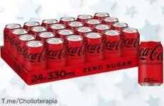 Llévate 24 latas de Coca Cola sabor original por un precio loco y refresca tus momentos con este super chollo ¡Corrige ahora, las existencias vuelan!
