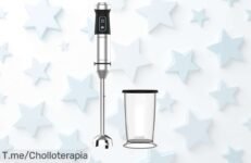 Llévate la Cecotec Batidora Power TitanBlack 1500 XL a un precio loco, tritura lo imposible con su cuchilla de titanio negro ¡Compra ya antes que se agote esta maravilla!