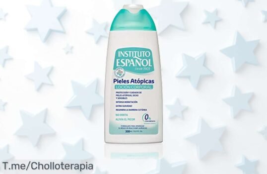 Loción para piel atópica del Instituto Español con hidratación intensa y súper suave precio loco nunca visto aprovecha este super chollo antes que desaparezca ¡corre!