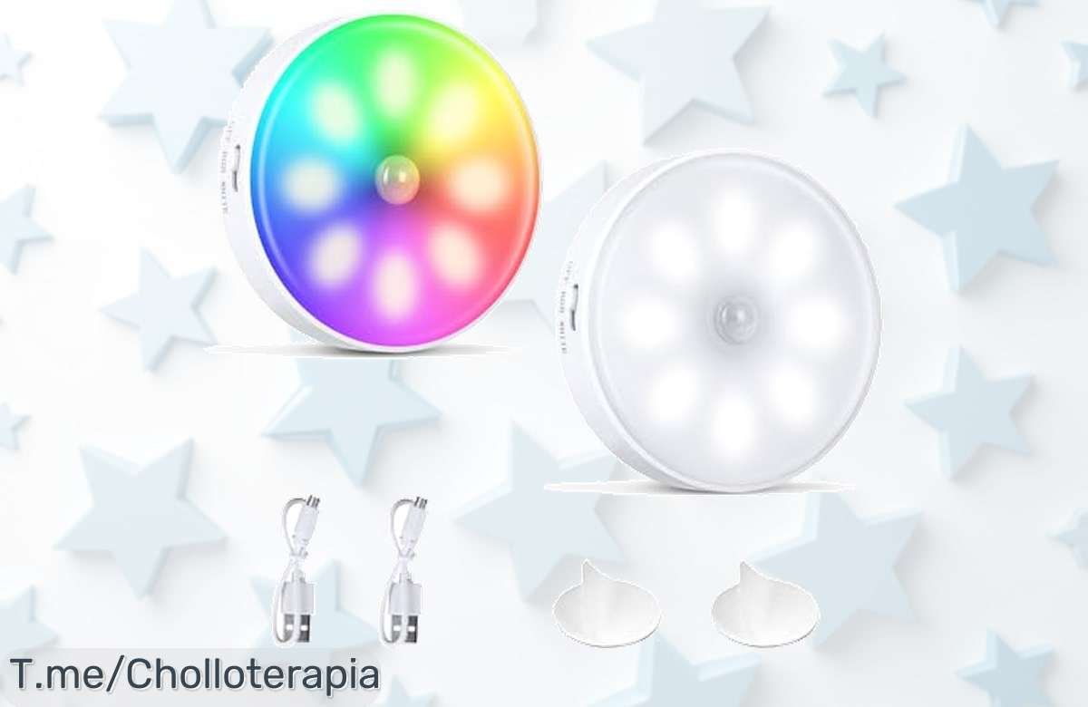 Luce armario LED RGB con sensor de movimiento y batería duradera hasta 15 días precio de ganga nunca visto ¡aprovecha este ofertón limitado que vuela ya!