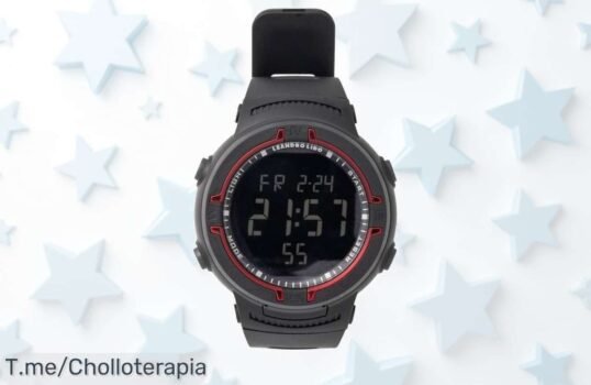 Luce el Reloj Negro-Rojo Leandro Lido a un Precio Loco y Marca la Diferencia en Tu Estilo, ¡Esta Oferta Nunca Vista es Solo por Tiempo Limitado! ¡Aprovecha Ya!