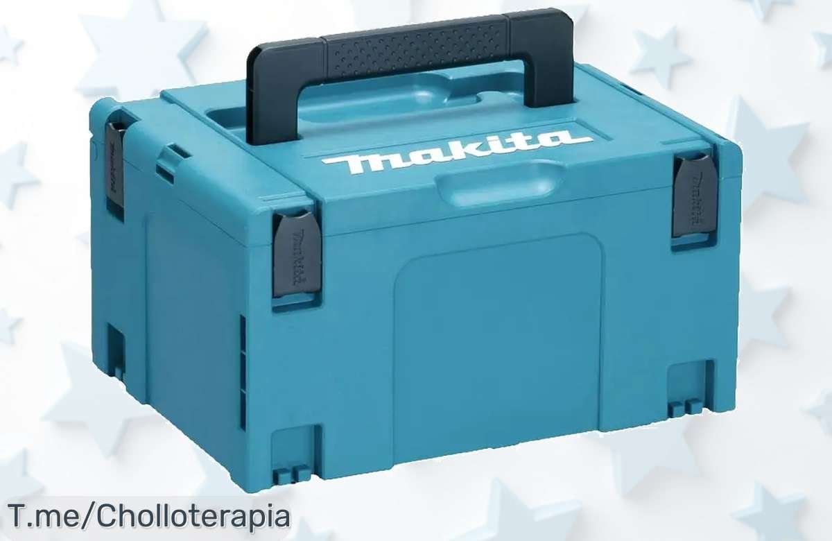 Maletín Makpac tipo 3 Makita super resistente para guardar todo seguro con un descuento brutal y precio loco que no volverás a ver corre que vuelan las unidades de este super chollo