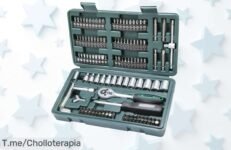Maletín de herramientas Mannesmann M29166 a precio loco: ¡130 piezas para convertirte en un manitas! No pierdas esta oportunidad única, aprovecha el super chollo ya