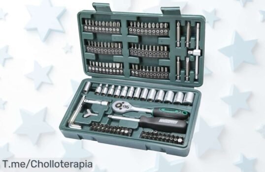 Maletín de herramientas Mannesmann M29166 a precio loco: ¡130 piezas para convertirte en un manitas! No pierdas esta oportunidad única, aprovecha el super chollo ya