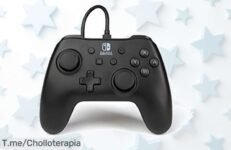 Mando PowerA para Switch negro mate con cable desmontable calidad oficial ofrece control superior a precio de ganga aprovecha este ofertón único antes que se agote
