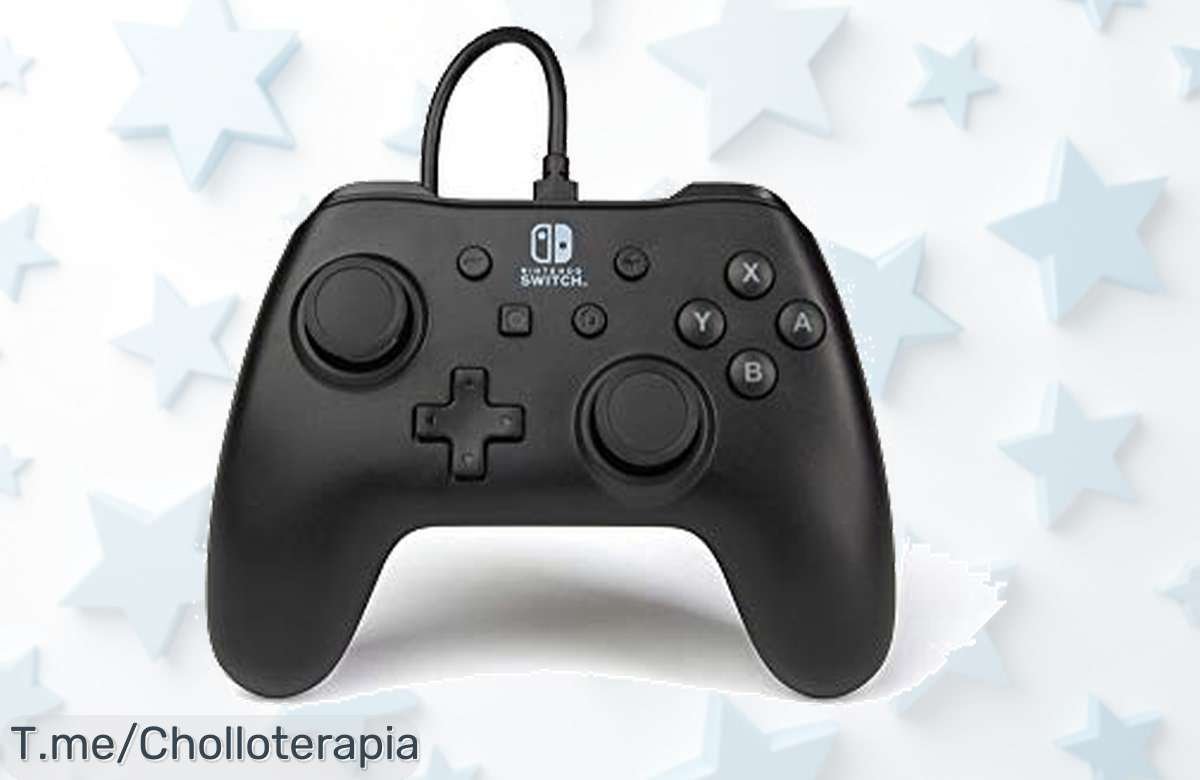 Mando PowerA para Switch negro mate con cable desmontable calidad oficial ofrece control superior a precio de ganga aprovecha este ofertón único antes que se agote