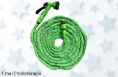 Manguera de riego extensible con 7 modos para regar tus plantas perfecto ¡ofertón con descuento brutal y precio de ganga que nunca visto corre ya!