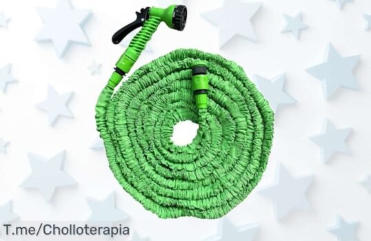 Manguera de riego extensible con 7 modos para regar tus plantas perfecto ¡ofertón con descuento brutal y precio de ganga que nunca visto corre ya!
