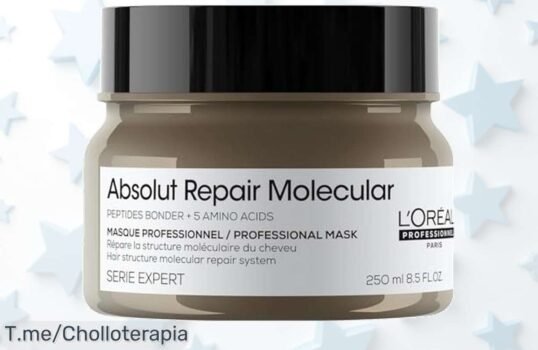 Mascarilla reparadora L’Oréal profesional precio loco que fortalece tu pelo dañado al instante logra cabello suave y con movimiento aprovecha este descuentazo limitado ya